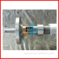 Single screw barrel for extrusion pipe / screw barrel for extruder